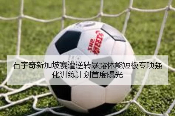 石宇奇新加坡赛遭逆转暴露体能短板专项强化训练计划首度曝光